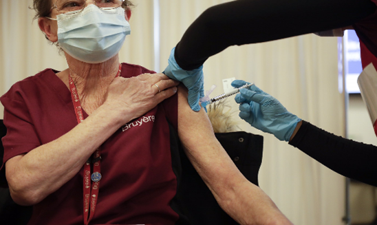 Bruyère staff receive COVID-19 vaccination